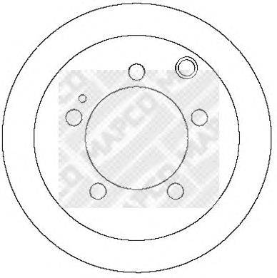 Тормозной диск MAPCO 15253