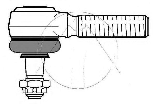 Наконечник поперечной рулевой тяги SIDEM 500135