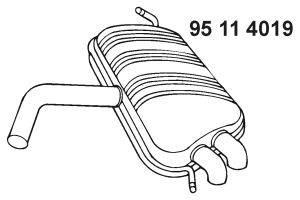 Глушитель выхлопных газов конечный BOSAL 105235