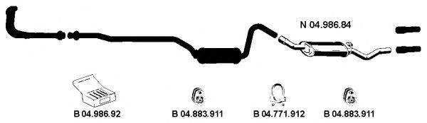 Система выпуска ОГ EBERSPÄCHER 042057