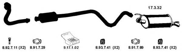 Система выпуска ОГ EBERSPÄCHER 132025
