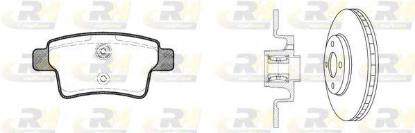 Комплект тормозов, дисковый тормозной механизм ROADHOUSE 8124120