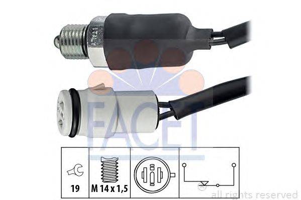 Выключатель, фара заднего хода FACET 76158