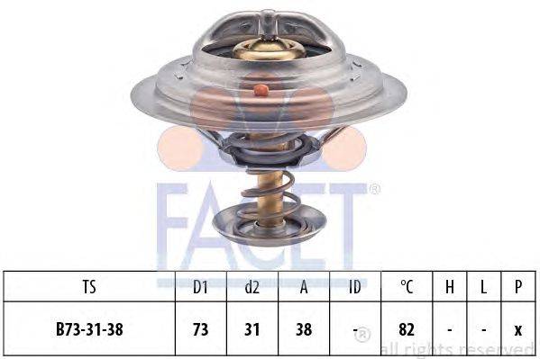 Термостат, охлаждающая жидкость FACET 78441