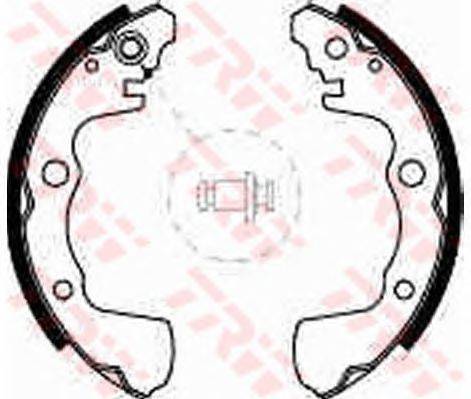 Комплект тормозных колодок TRW GS8508