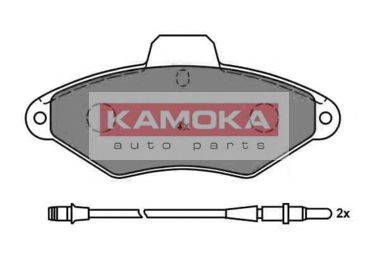 Комплект тормозных колодок, дисковый тормоз KAMOKA 21631