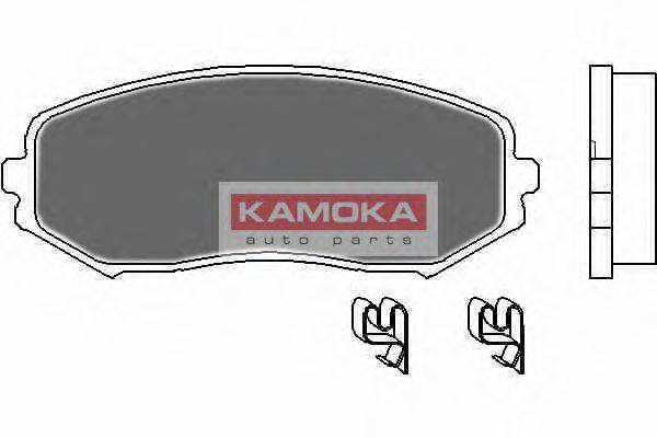 Комплект тормозных колодок, дисковый тормоз KAMOKA JQ1018120