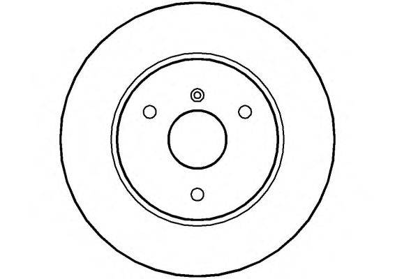 Тормозной диск NATIONAL NBD1053