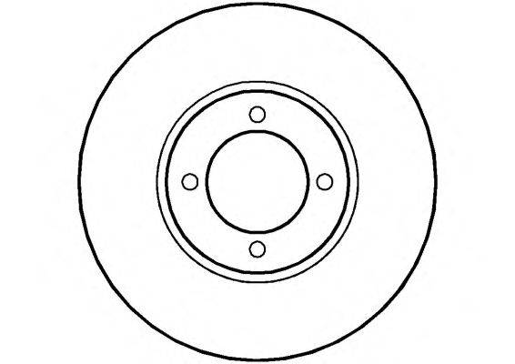 Тормозной диск NATIONAL NBD051
