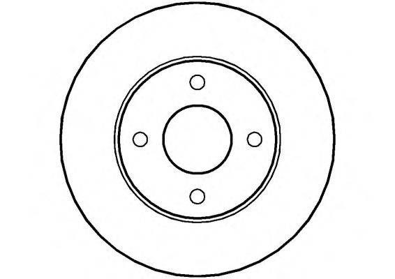Тормозной диск NATIONAL NBD063