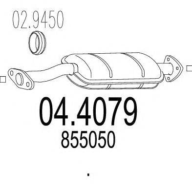 Катализатор MTS 04.4079