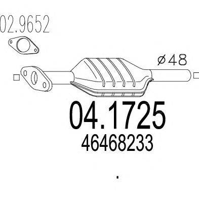 Катализатор MTS 04.1725