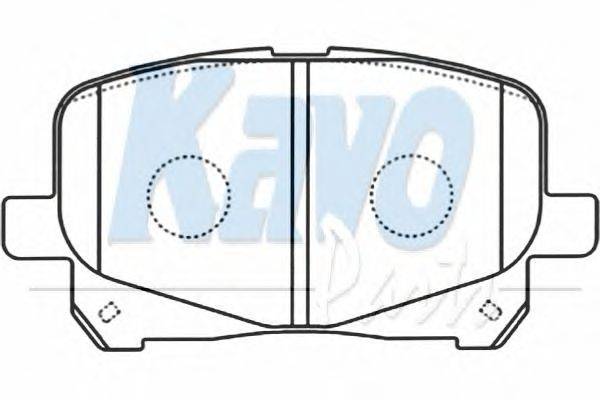 Комплект тормозных колодок, дисковый тормоз KAVO PARTS BP-9085