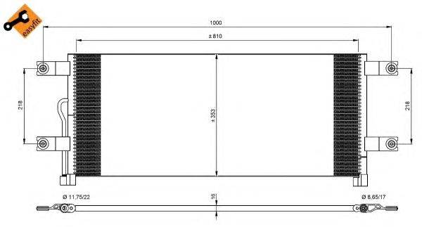 Конденсатор, кондиционер NRF 350074