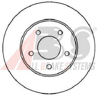 Тормозной диск A.B.S. 16360