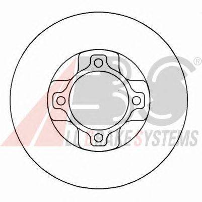 Тормозной диск A.B.S. 16457