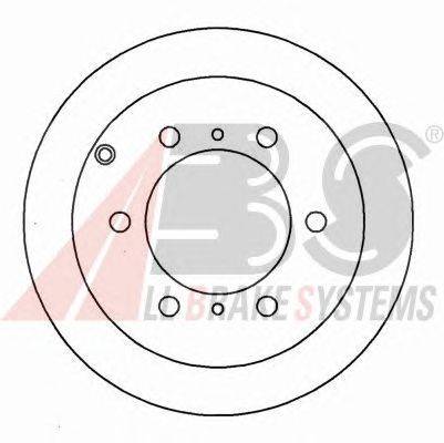 Тормозной диск A.B.S. 16471 OE