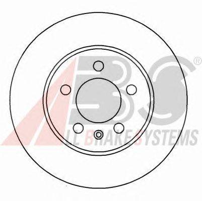 Тормозной диск A.B.S. 16880 OE