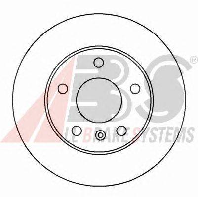 Тормозной диск A.B.S. 16955 OE