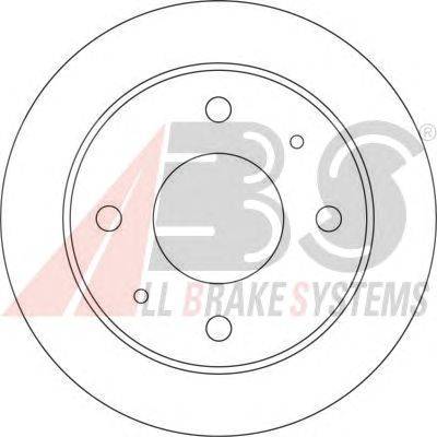 Тормозной диск A.B.S. 17209 OE