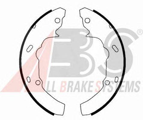 Комплект тормозных колодок A.B.S. 40618