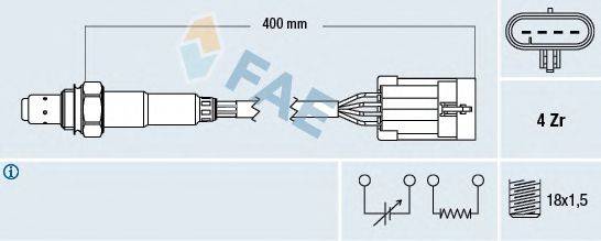 Лямбда-зонд FAE 77158