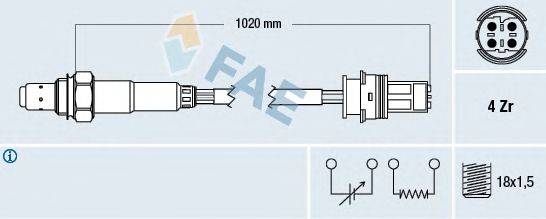 Лямбда-зонд FAE 77277