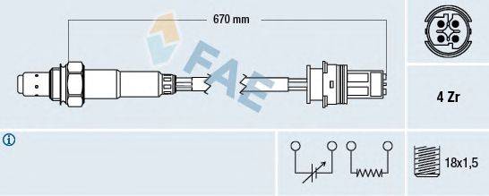 Лямбда-зонд FAE 77329