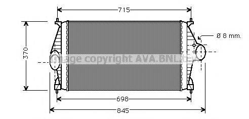 Интеркулер AVA QUALITY COOLING CN4130