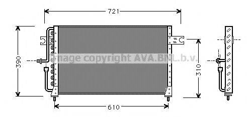 Конденсатор, кондиционер AVA QUALITY COOLING HY5035