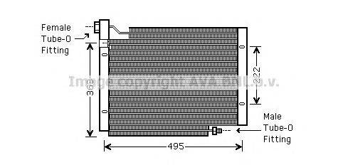 Конденсатор, кондиционер AVA QUALITY COOLING JE5004