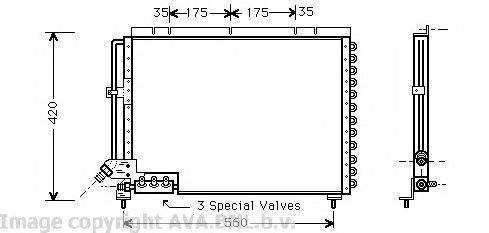 Конденсатор, кондиционер AVA QUALITY COOLING VO5079