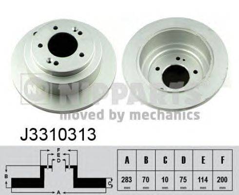 Тормозной диск NIPPARTS J3310313