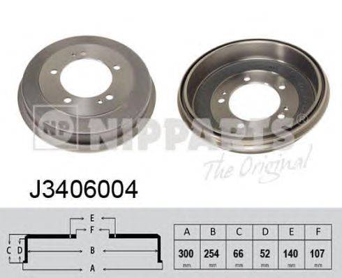 Тормозной барабан NIPPARTS J3406004