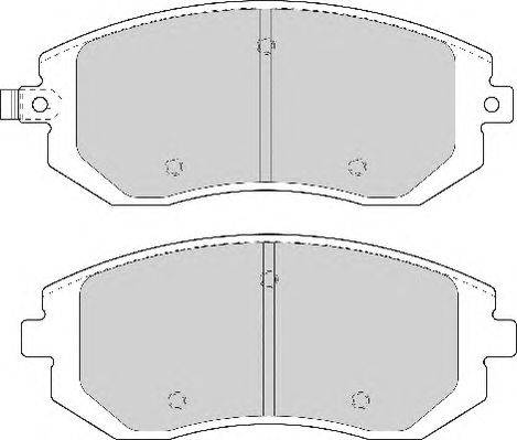 Комплект тормозных колодок, дисковый тормоз DURON DBP201639