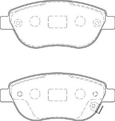 Комплект тормозных колодок, дисковый тормоз DURON DBP251919