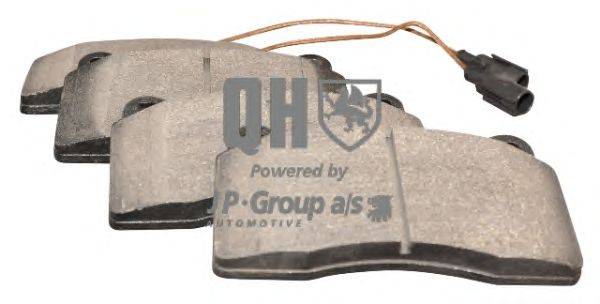 Комплект тормозных колодок, дисковый тормоз JP GROUP BP1080