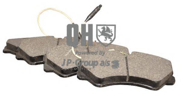 Комплект тормозных колодок, дисковый тормоз JP GROUP BP540