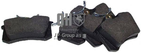 Комплект тормозных колодок, дисковый тормоз JP GROUP BP1285