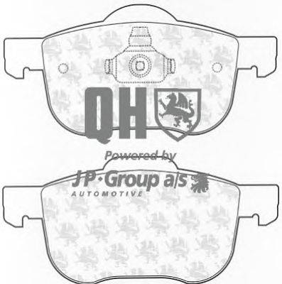 Комплект тормозных колодок, дисковый тормоз JP GROUP BP1103