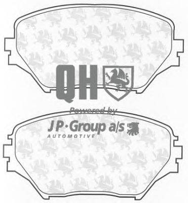 Комплект тормозных колодок, дисковый тормоз JP GROUP BP1271