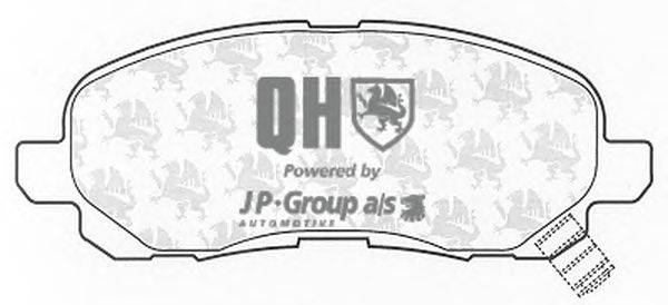 Комплект тормозных колодок, дисковый тормоз JP GROUP BP1294