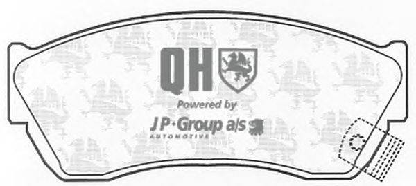 Комплект тормозных колодок, дисковый тормоз JP GROUP BP584