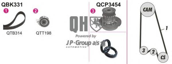 Водяной насос + комплект зубчатого ремня JP GROUP QBPK3310