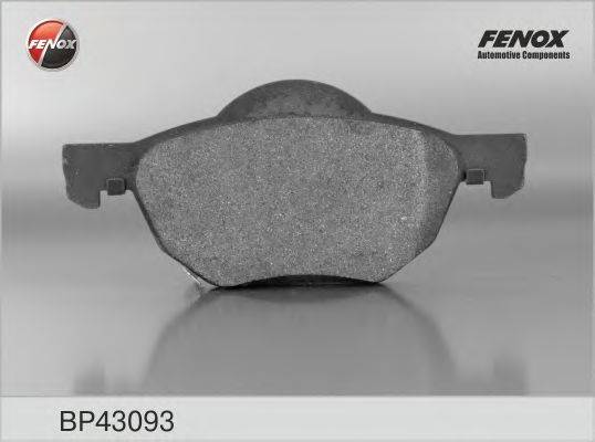 Комплект тормозных колодок, дисковый тормоз FENOX 23720