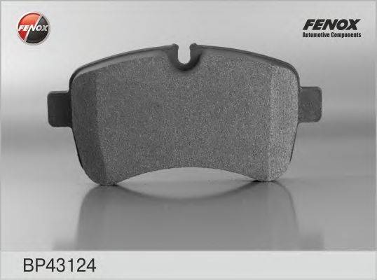 Комплект тормозных колодок, дисковый тормоз FENOX BP43124