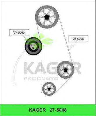 Комплект ремня ГРМ KAGER 27-5048