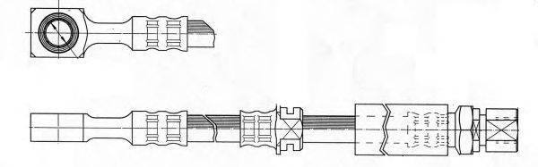 Тормозной шланг KAWE 511563