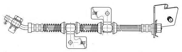 Тормозной шланг KAWE 511798