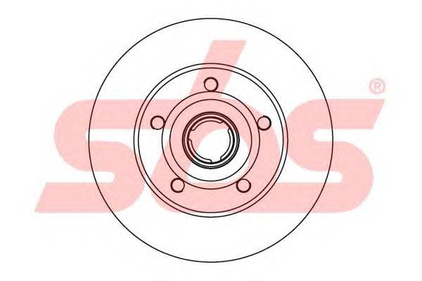 Тормозной диск sbs 1815204757